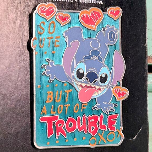 Disney Stitch So Cute But A Lot Of Trouble Pin Lilo and Stitch - Picture 3 of 4
